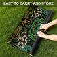 Chinoiserie Midnight-Mini Travel Mahjong Mat 20.9"x20.9" (Ship Rolled up)