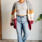 Bring the Warmth Color Block Cardigan