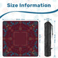 Roaring 20’s-burgundy- Mini Travel Mahjong Mat 20.9"x20.9" (Ship Rolled up)