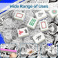 Black on white bandana Mini Travel Mahjong Mat 20.9"x20.9" (Ship Rolled up)