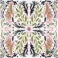 Folk art floral series - Mahjong Mat 31.5"x31.5" (Ship Rolled up)