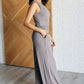 Hilary Wide Leg Jumpsuit in Grey