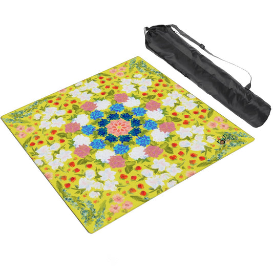 Mahjong Mat SleekSurface Bright birds and florals