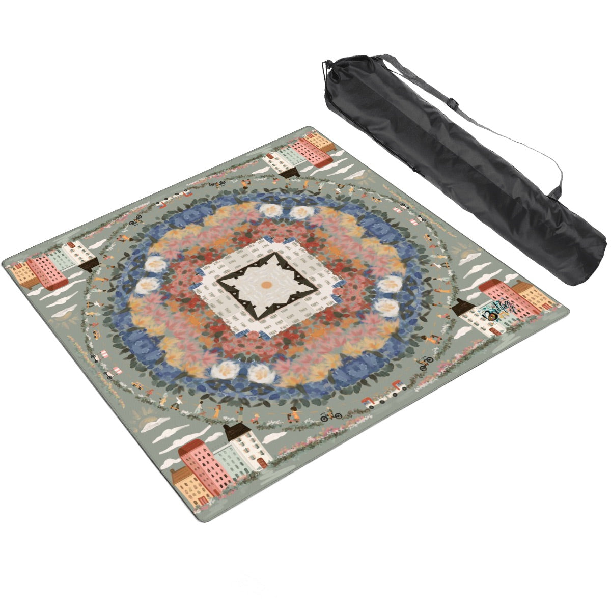 Thickened Mahjong Mat SleekSurface (Ship Rolled Up) Welcome Wagon