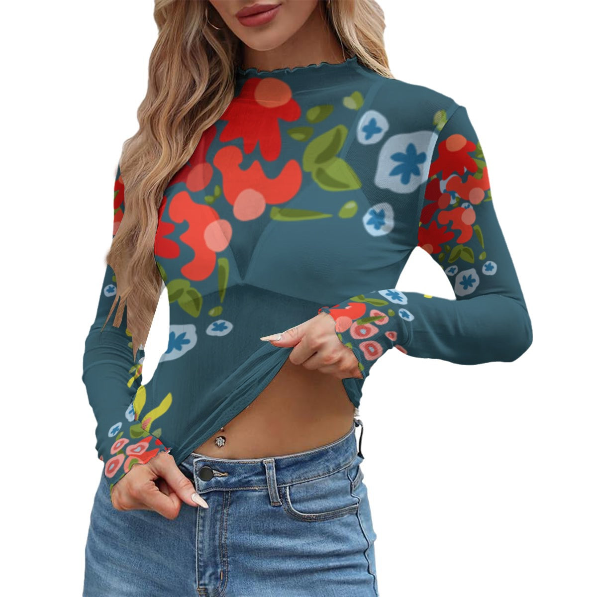 Floral sheer layering top- Selection of patterns