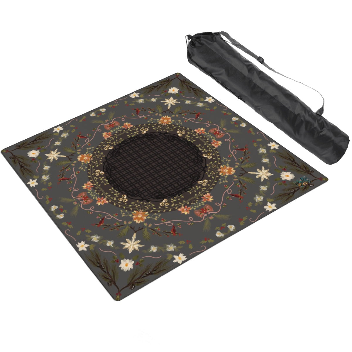 Around Christmas Series- Thickened Mahjong Mat SleekSurface (Ship Rolled Up)
