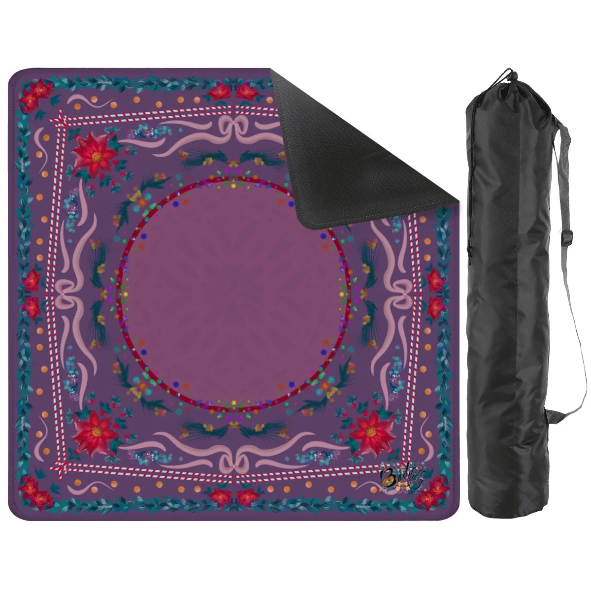Thickened Mahjong Mat SleekSurface (Ship Rolled Up) Yuletide- 4 colorways