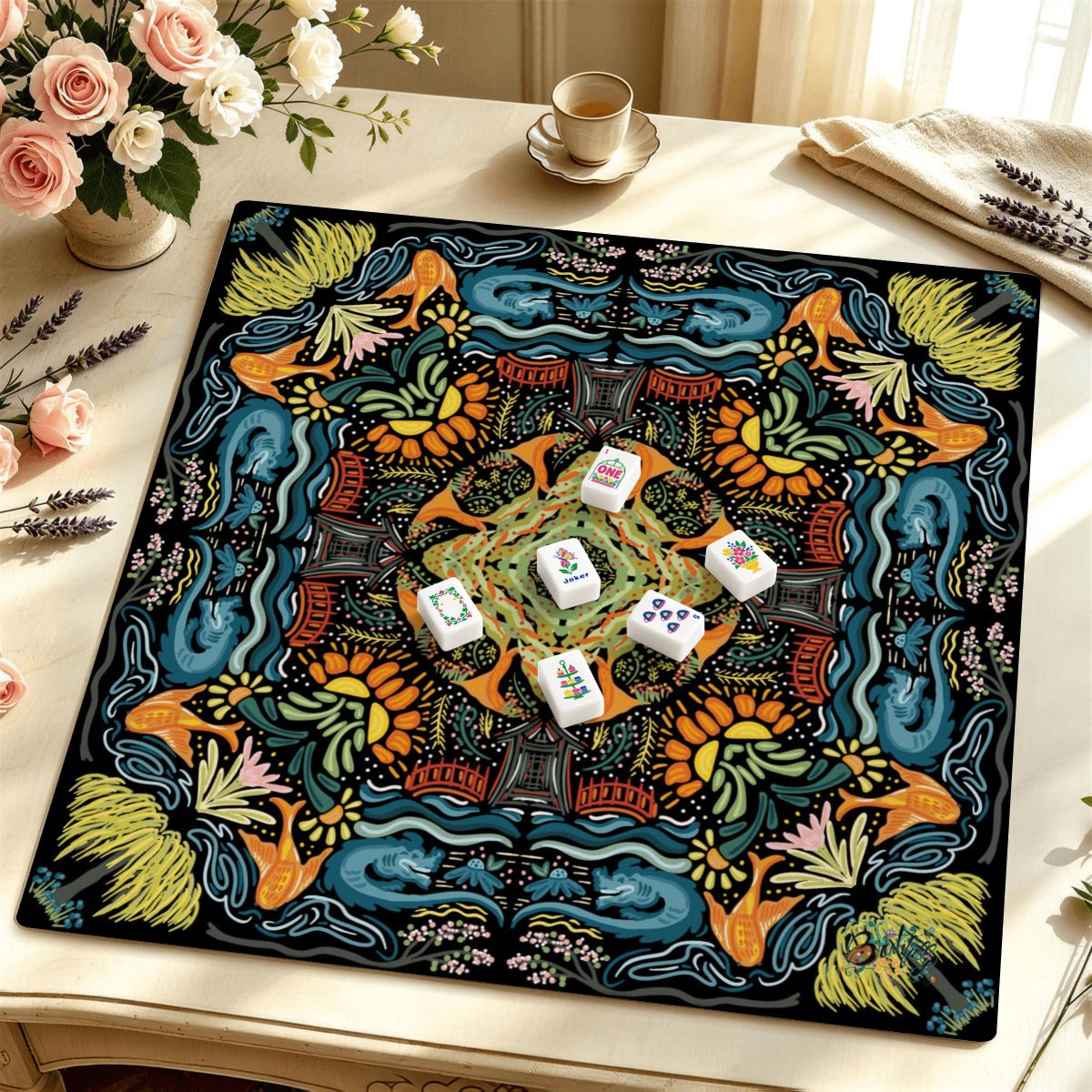 Mahjong Mat SleekSurface (Made in USA) variety of Designs