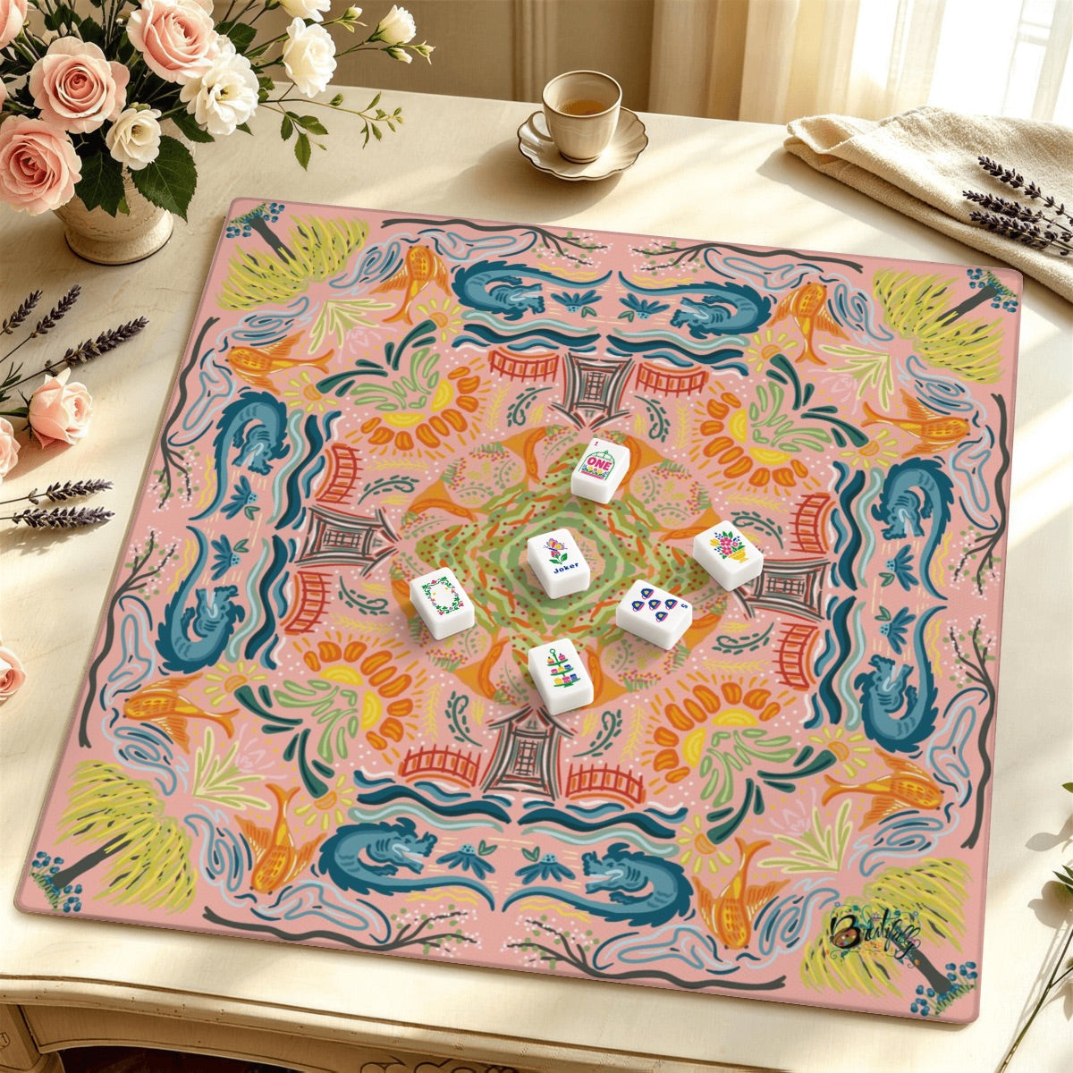 Mahjong Mat SleekSurface (Made in USA) variety of Designs