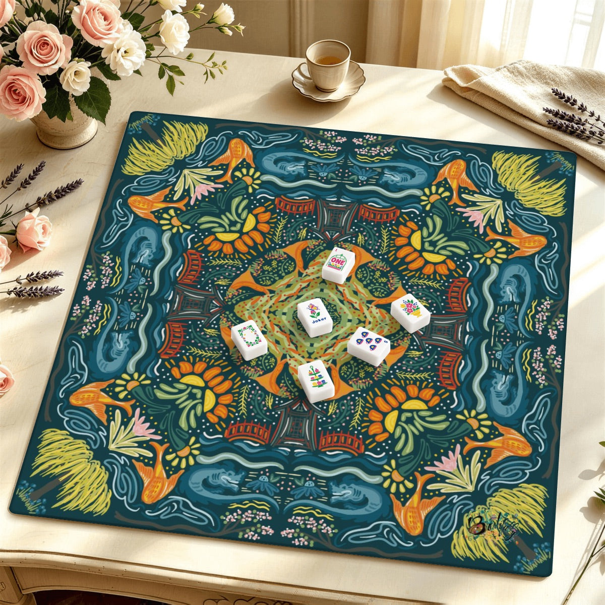 Mahjong Mat SleekSurface (Made in USA) variety of Designs