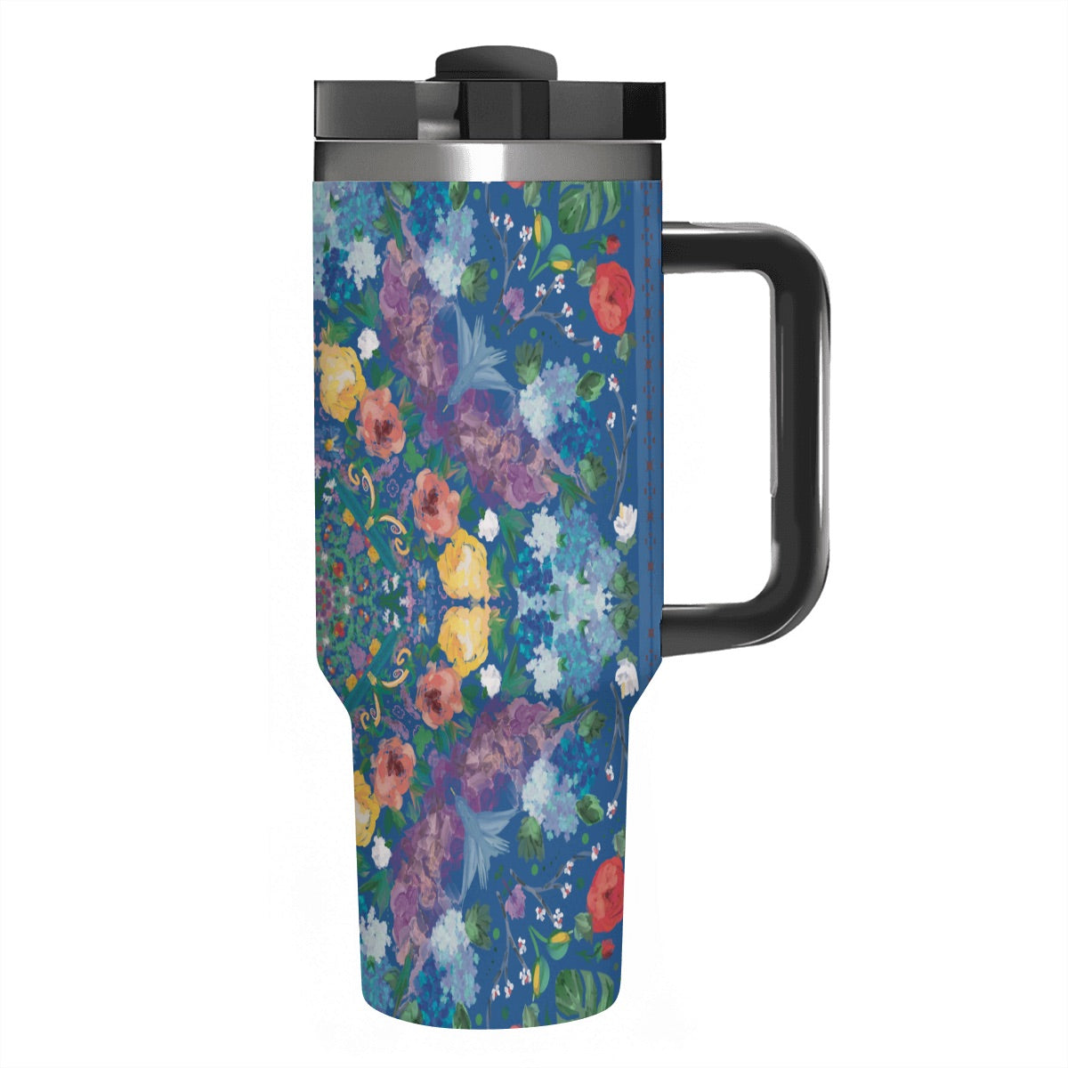 40oz Tumbler with Handle and Straw (Made in USA) - Multiple Designs