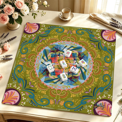 Mahjong Mat SleekSurface (Made in USA) Day in the Forest- multiple colorways