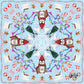 Novelty Designs Silken Rug- Style Mahjong Mat- shipped rolled