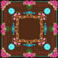 Square Leather Coasters Set of 6