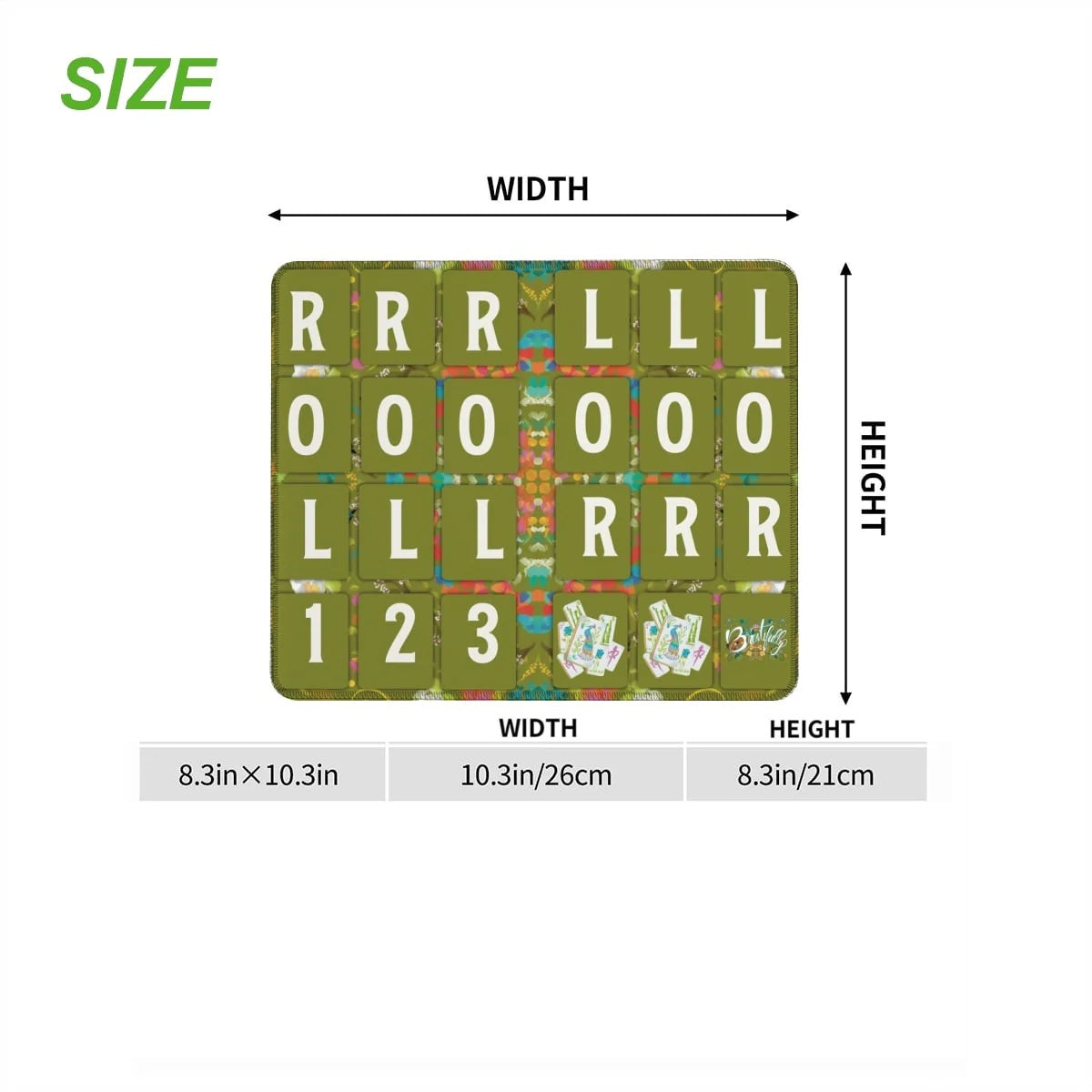 Solo MAHJ pad - 2026 Spring green choice with or without instructions
