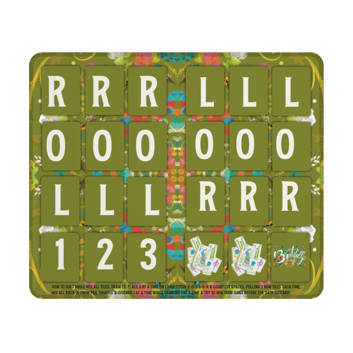 Solo MAHJ pad - 2026 Spring green choice with or without instructions