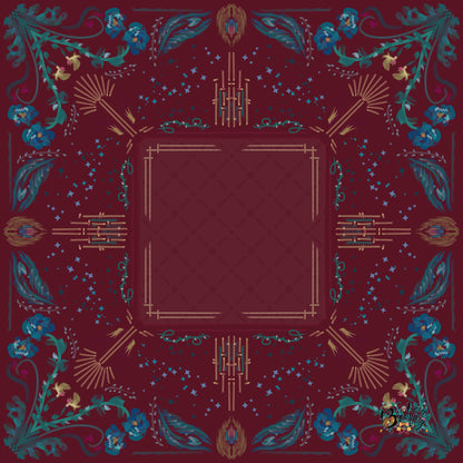 Variety Design Silken Rug- Style Mahjong Mat- shipped rolled