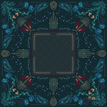 Variety Design Silken Rug- Style Mahjong Mat- shipped rolled