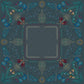 Roaring 20’s art deco mat- Mahjong Mat 31.5"x31.5" (Ship Rolled up)