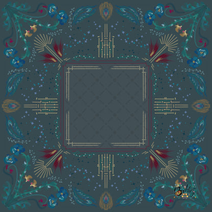 Variety Design Silken Rug- Style Mahjong Mat- shipped rolled