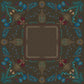 Roaring 20’s art deco mat- Mahjong Mat 31.5"x31.5" (Ship Rolled up)