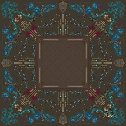 Variety Design Silken Rug- Style Mahjong Mat- shipped rolled