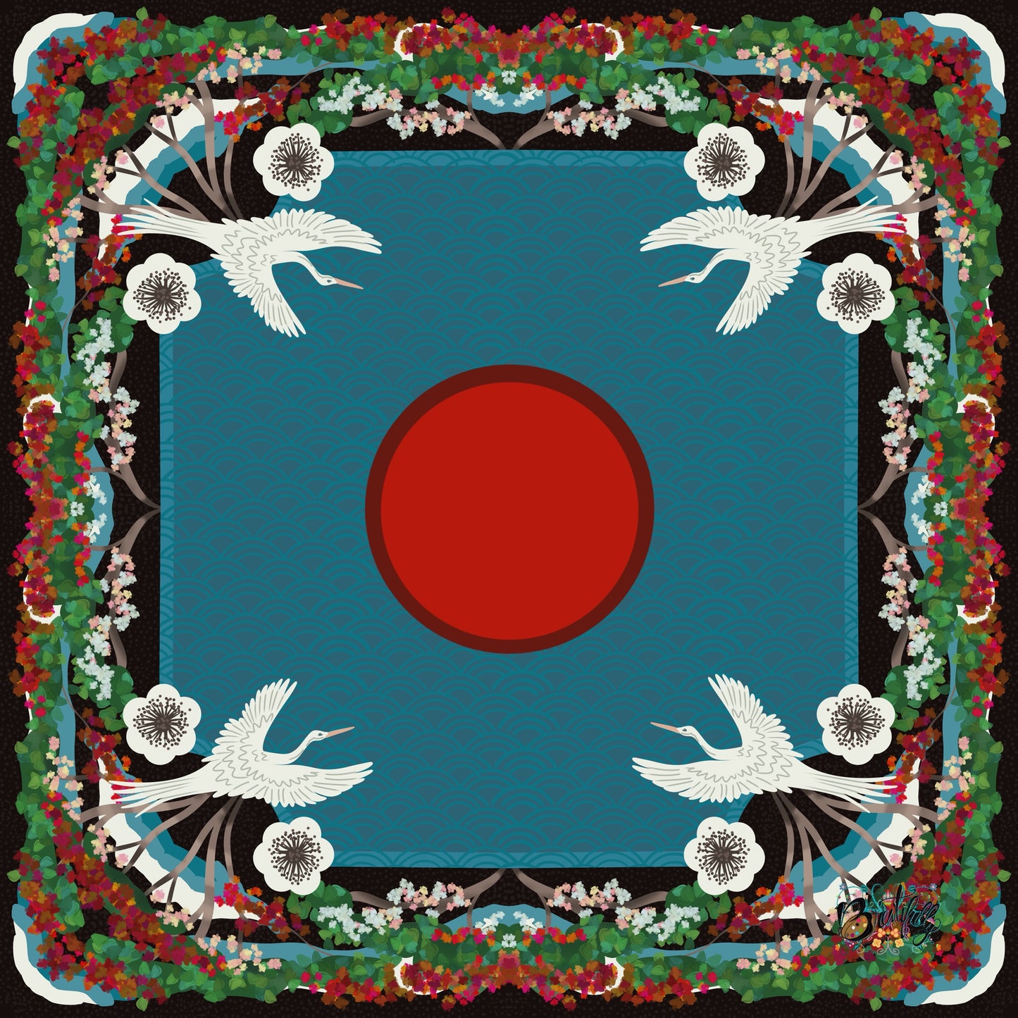Variety Design Silken Rug- Style Mahjong Mat- shipped rolled
