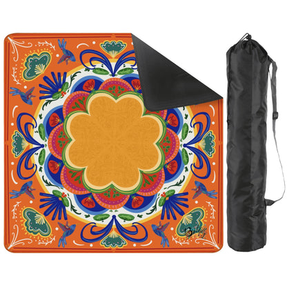 Folk Art - choice of colorway-Mahjong Mat 31.5"x31.5" (Ship Rolled up)