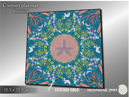 Satin-smooth neoprene Mahjong Mats