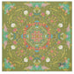 33.5” textured leatherette mahjong mat with bag-Spring Green