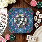 Scalloped Ceramic Mahjong Dice Tray in variety of patterns