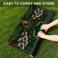 Chinoiserie Deep Forest-Mini Travel Mahjong Mat 20.9"x20.9" (Ship Rolled up)