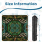 Chinoiserie Midnight-Mini Travel Mahjong Mat 20.9"x20.9" (Ship Rolled up)