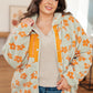 Love It Don't Leave It Floral Fleece Jacket