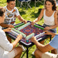 Summer on Magenta Mini Travel Mahjong Mat 20.9"x20.9" (Ship Rolled up)