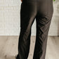 Runner's High Drawstring Joggers in Black
