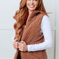 Set Me Up Corduroy Puffer Vest