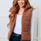 Set Me Up Corduroy Puffer Vest