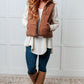 Set Me Up Corduroy Puffer Vest