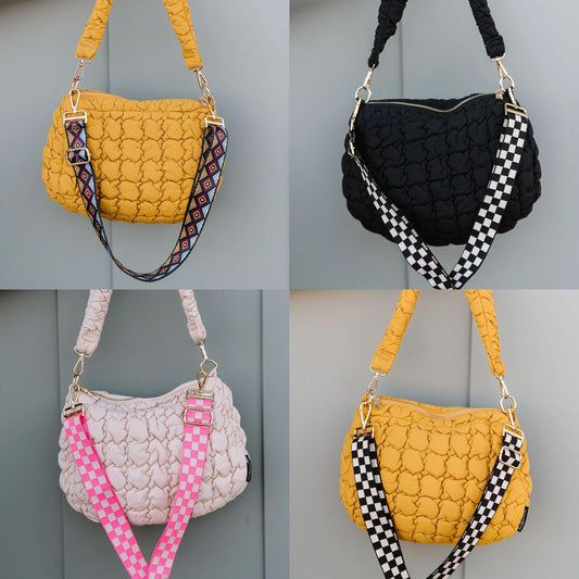 PREORDER: Alyssa Quilted Convertible Bag in Four Colors