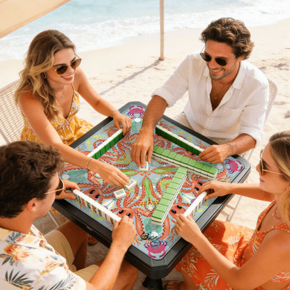 Pastel octo - Mini Travel Mahjong Mat 20.9"x20.9" (Ship Rolled up)
