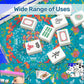 Summer on turquoise Mini travel Mahjong Mat 20.9"x20.9" (Ship Rolled up)
