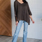 Wishy Washy Mineral Washed Oversized Top