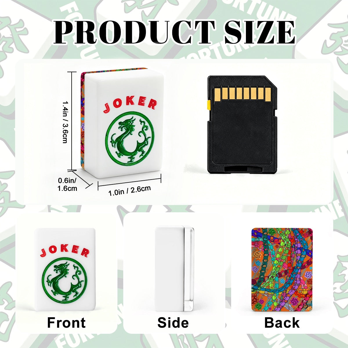 Paper chains American Mahjong Tiles