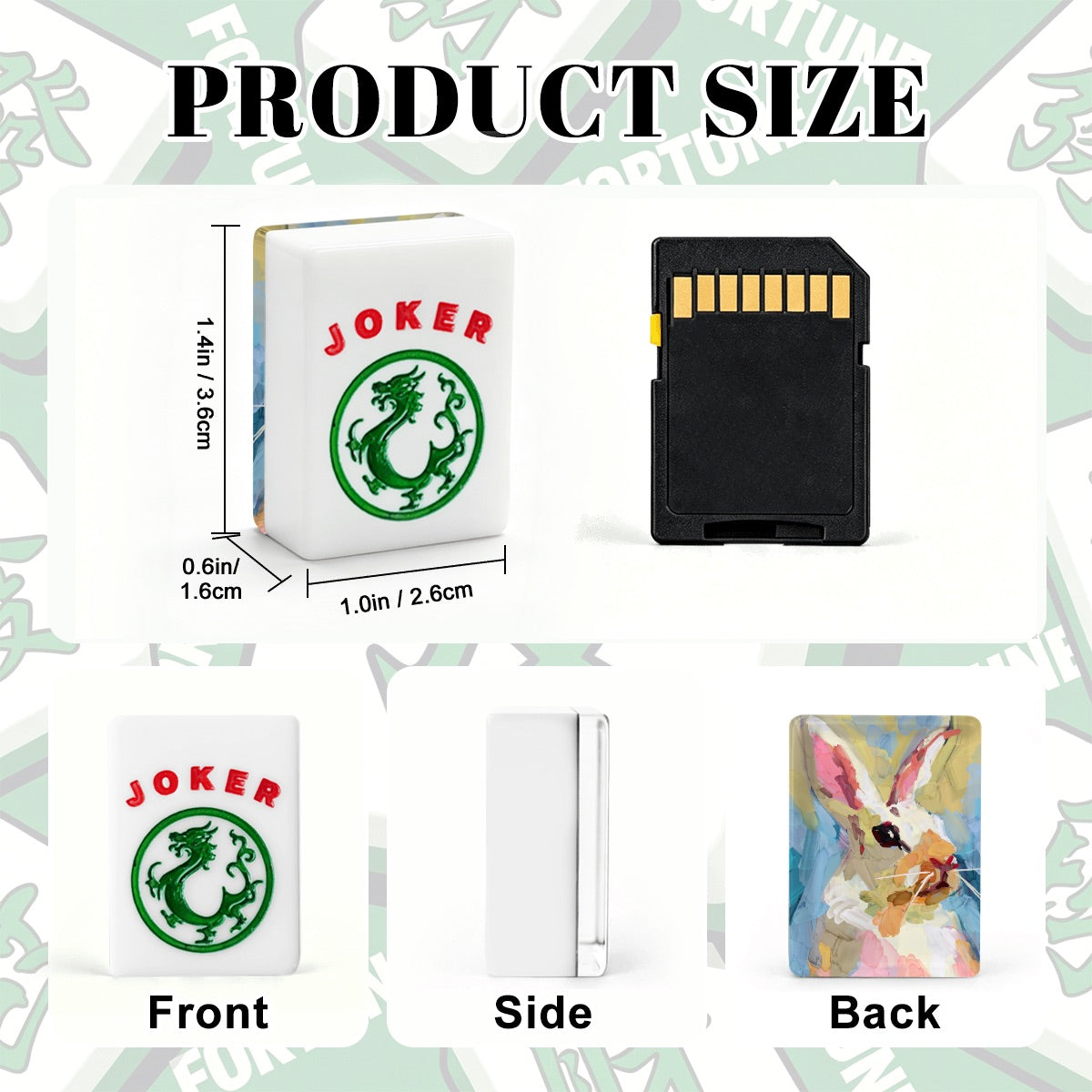 Hunny bunny American Mahjong Tiles