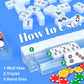Ohio florals 4 Mahjong Tile Pusher Racks with Bag