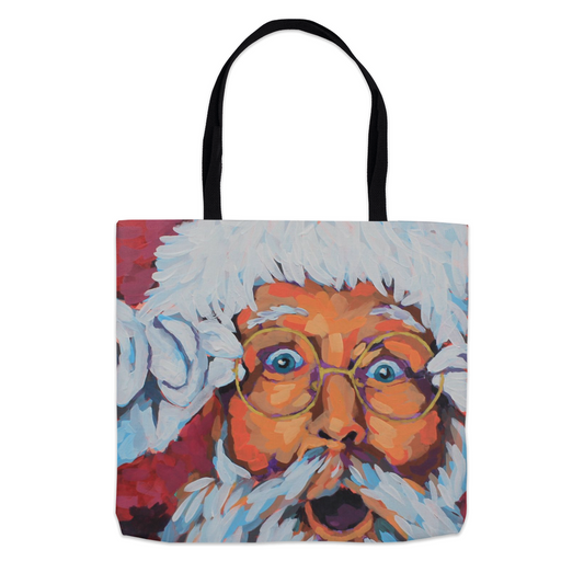 Mr and Mrs Claus Tote Bags