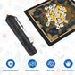 Serenity in Gold Thickened Mahjong Mat SleekSurface (Ship Rolled Up)
