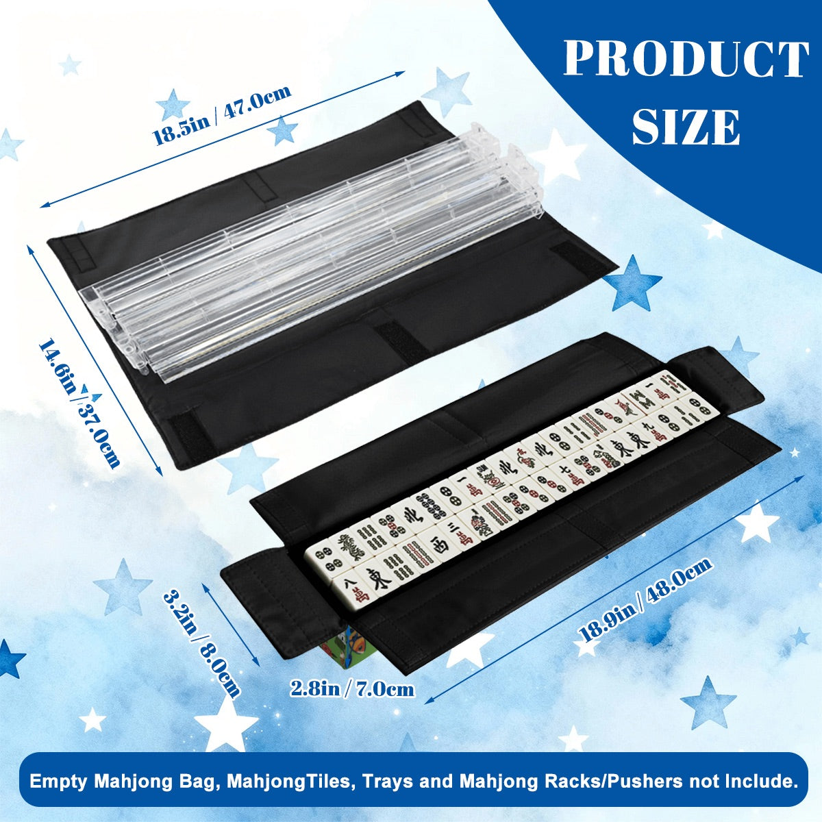 Mahjong Bag Set 3 Pcs Visit Canton
