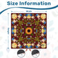 Mahjong Mat SleekSurface Burgundy sunflower